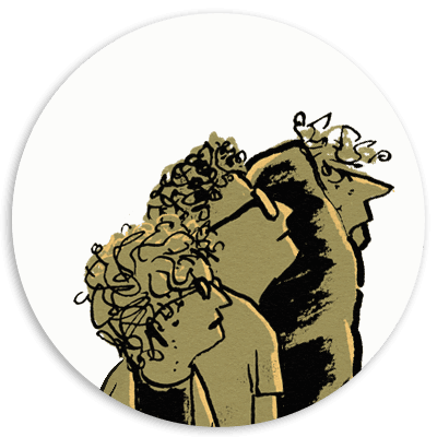 Youth JB characters - three young people